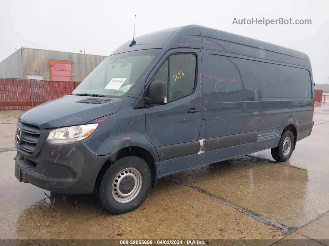 2019 Mercedes-benz Sprinter 2500 High Roof V6 Blue vin: WD4PF1CD5KT012475