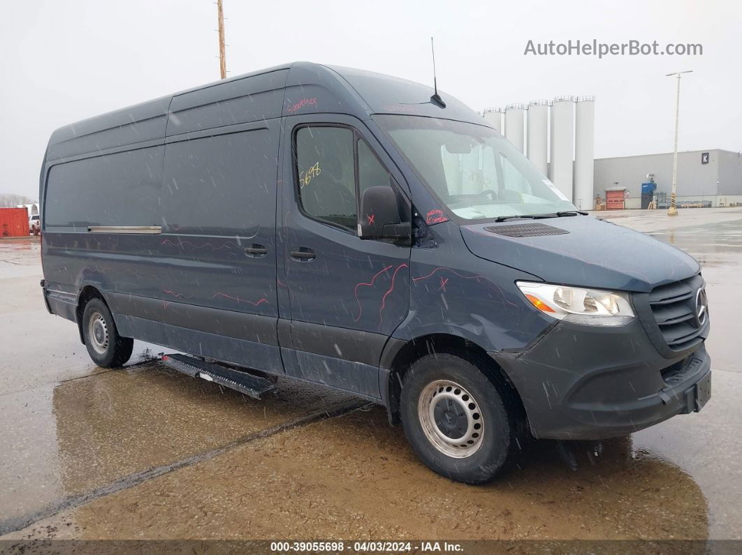 2019 Mercedes-benz Sprinter 2500 High Roof V6 Blue vin: WD4PF1CD5KT012475