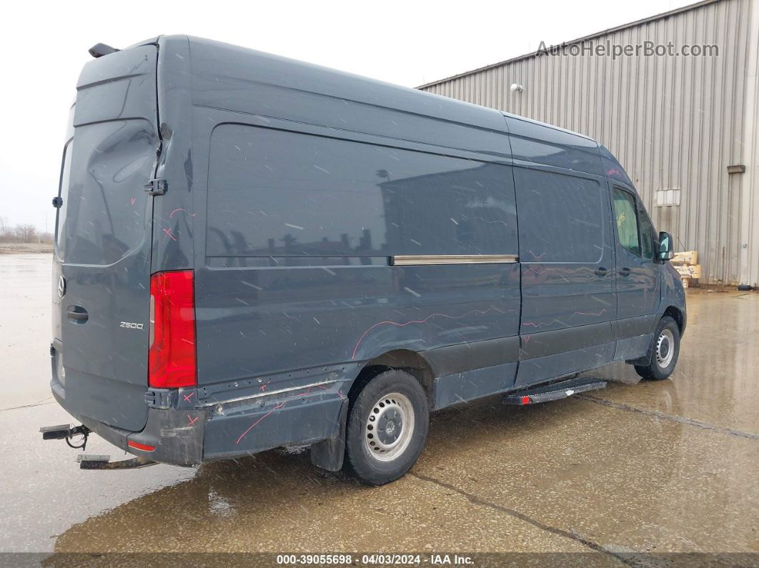 2019 Mercedes-benz Sprinter 2500 High Roof V6 Синий vin: WD4PF1CD5KT012475