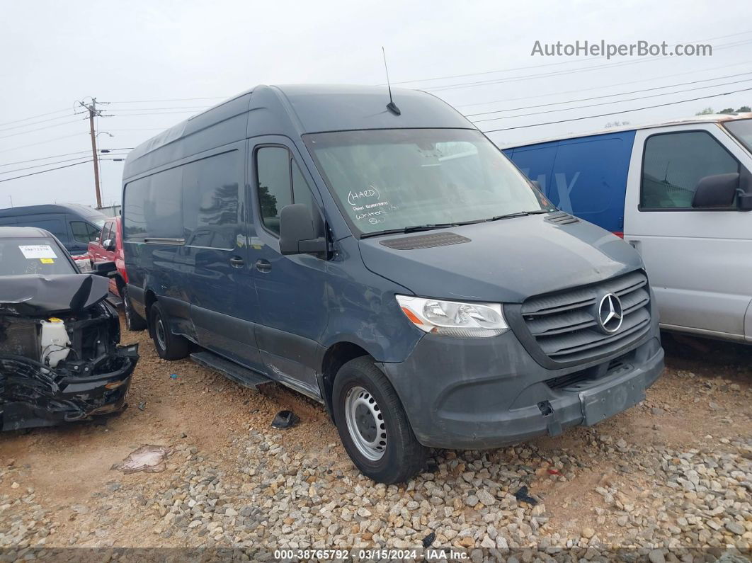 2019 Mercedes-benz Sprinter 2500 High Roof V6 Blue vin: WD4PF1CD6KP142791