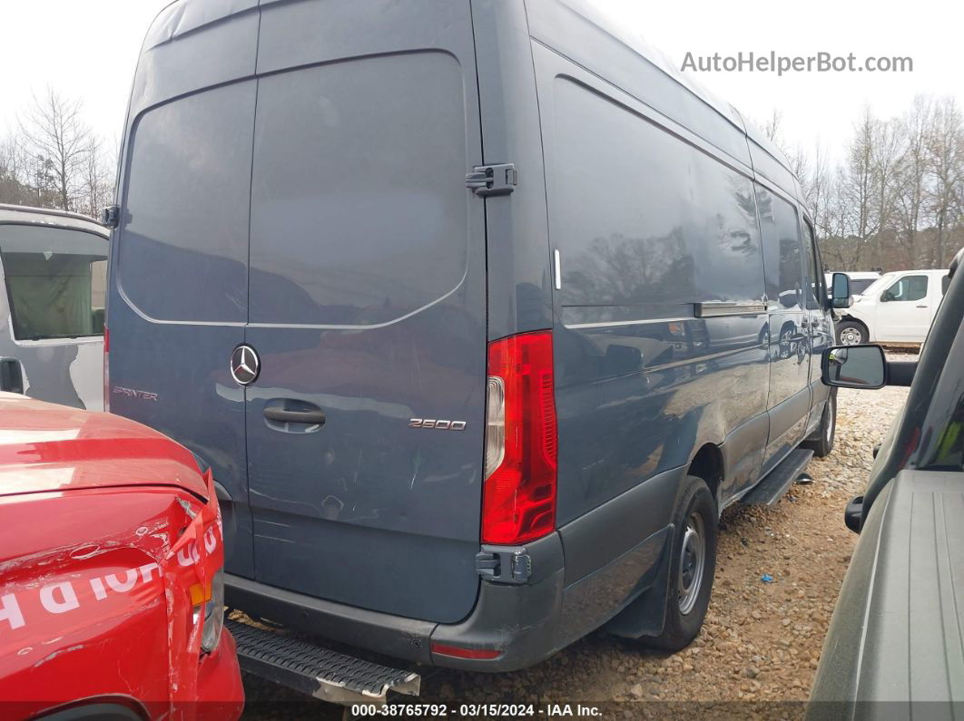 2019 Mercedes-benz Sprinter 2500 High Roof V6 Синий vin: WD4PF1CD6KP142791