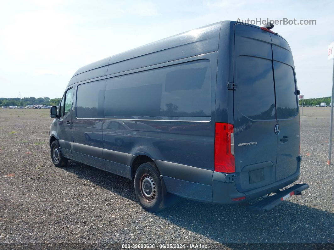 2019 Mercedes-benz Sprinter 2500 High Roof V6 Blue vin: WD4PF1CD6KT013196