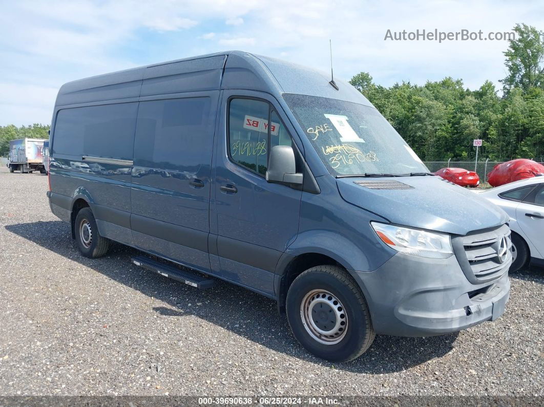 2019 Mercedes-benz Sprinter 2500 High Roof V6 Blue vin: WD4PF1CD6KT013196