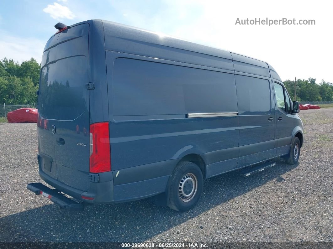 2019 Mercedes-benz Sprinter 2500 High Roof V6 Blue vin: WD4PF1CD6KT013196