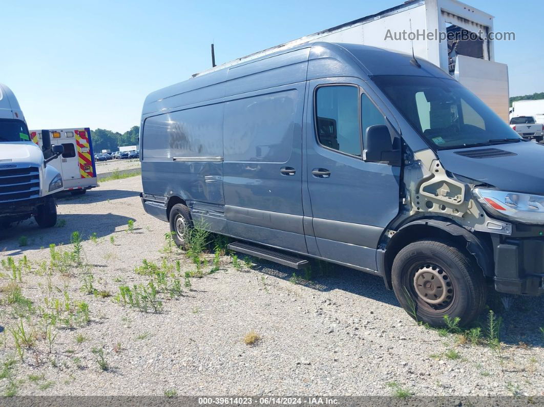 2019 Mercedes-benz Sprinter 2500 High Roof V6 Blue vin: WD4PF1CD6KT013327