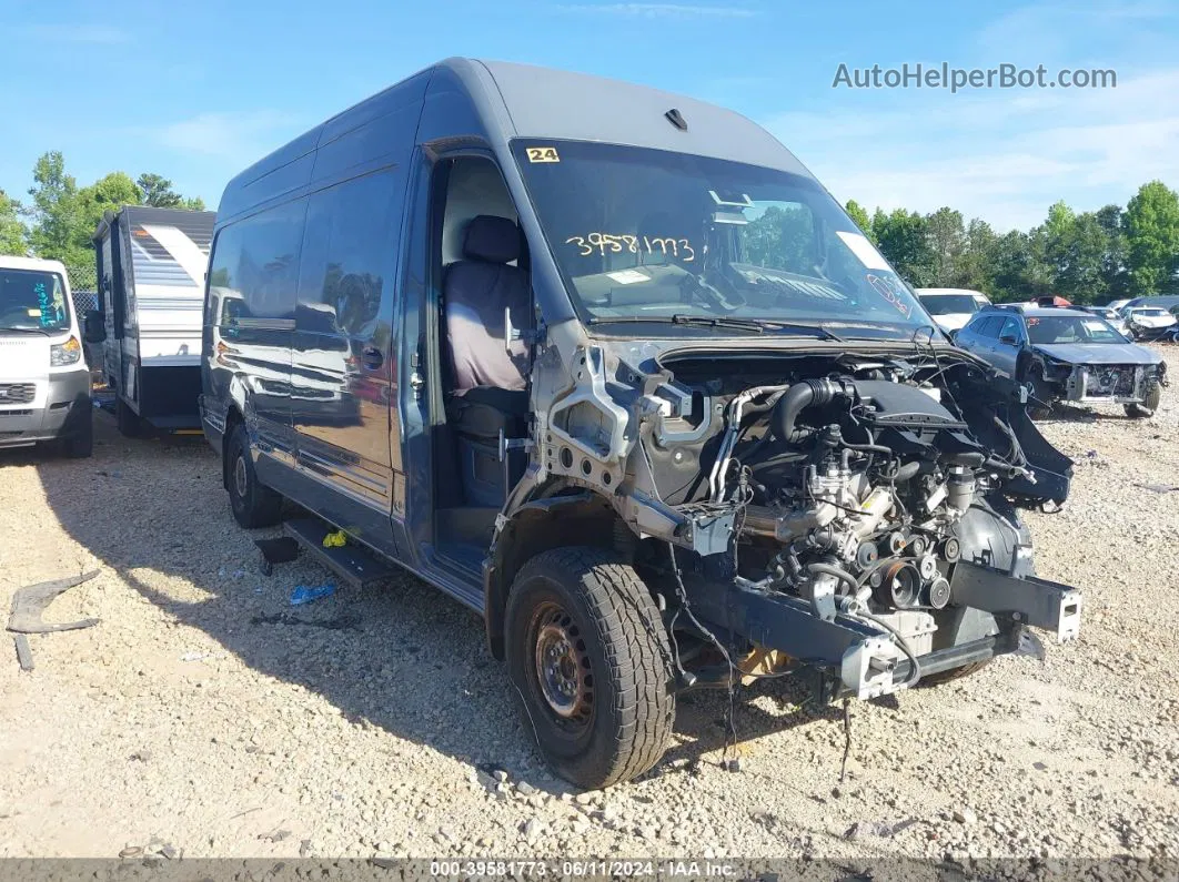 2019 Mercedes-benz Sprinter 2500 High Roof V6 Blue vin: WD4PF1CD8KP125281