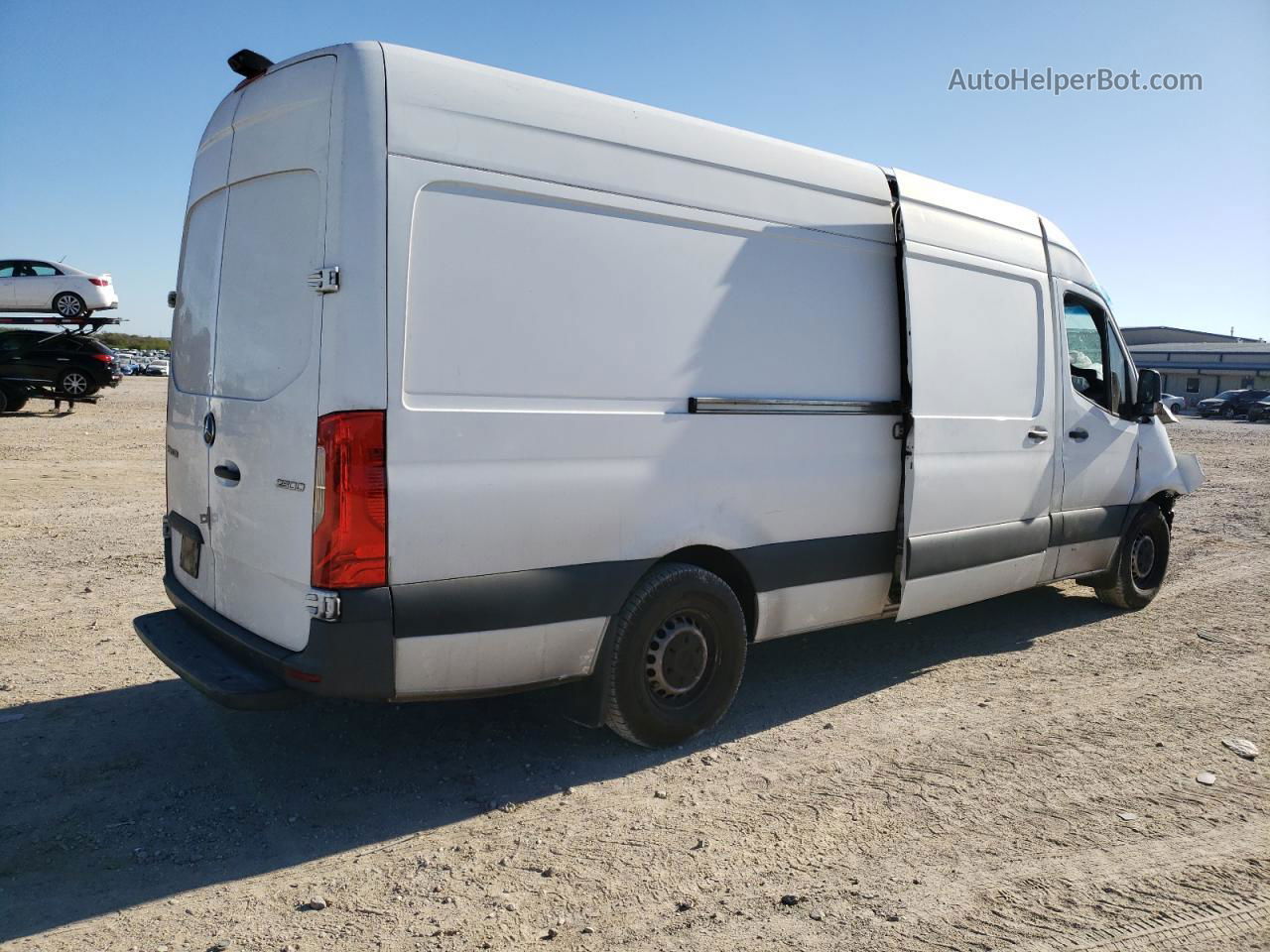 2019 Mercedes-benz Sprinter 2500/3500 White vin: WD4PF1CD8KT002667