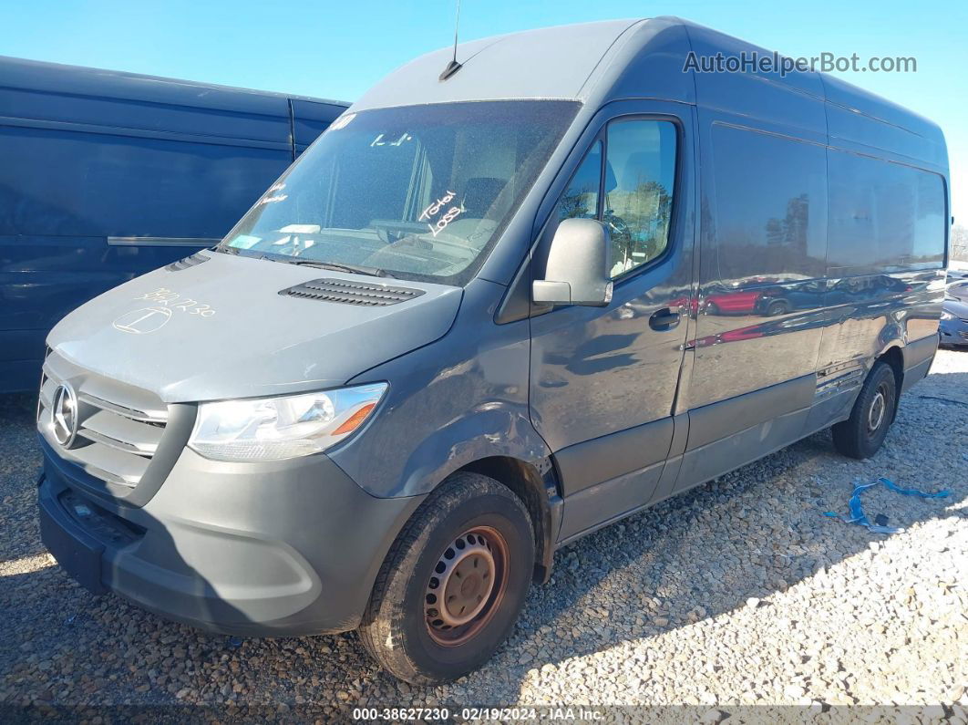 2019 Mercedes-benz Sprinter 2500 High Roof V6 Синий vin: WD4PF1CDXKP110538