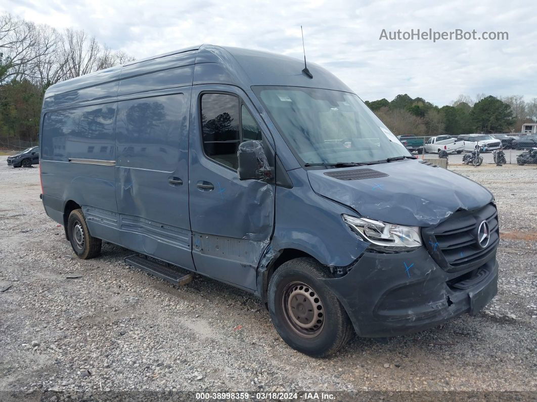 2019 Mercedes-benz Sprinter 2500 High Roof V6 Blue vin: WD4PF1CDXKP114461