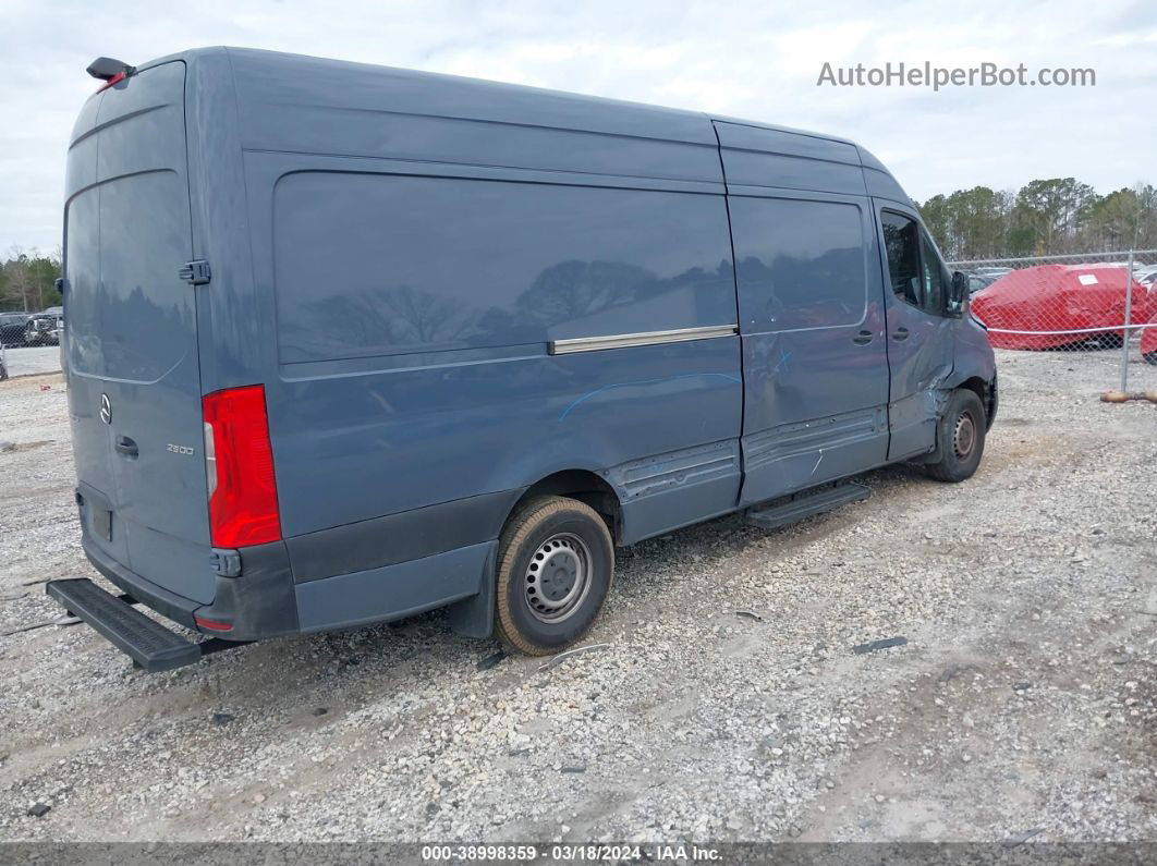 2019 Mercedes-benz Sprinter 2500 High Roof V6 Blue vin: WD4PF1CDXKP114461