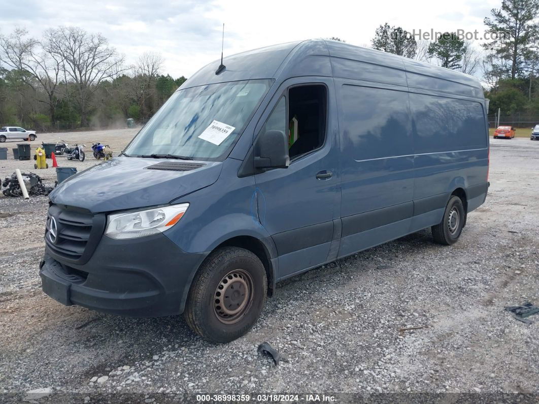 2019 Mercedes-benz Sprinter 2500 High Roof V6 Blue vin: WD4PF1CDXKP114461