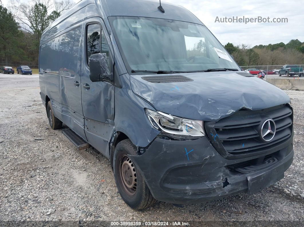 2019 Mercedes-benz Sprinter 2500 High Roof V6 Blue vin: WD4PF1CDXKP114461