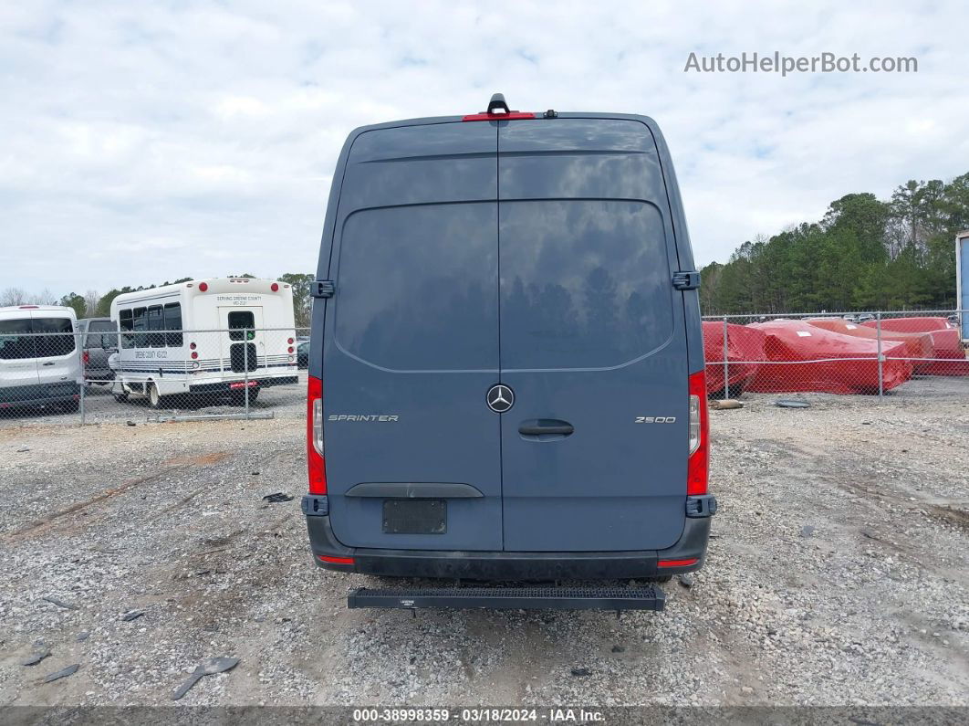 2019 Mercedes-benz Sprinter 2500 High Roof V6 Blue vin: WD4PF1CDXKP114461