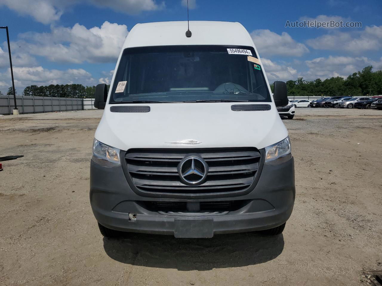 2019 Mercedes-benz Sprinter 2500/3500 White vin: WD4PF1ED3KT013587