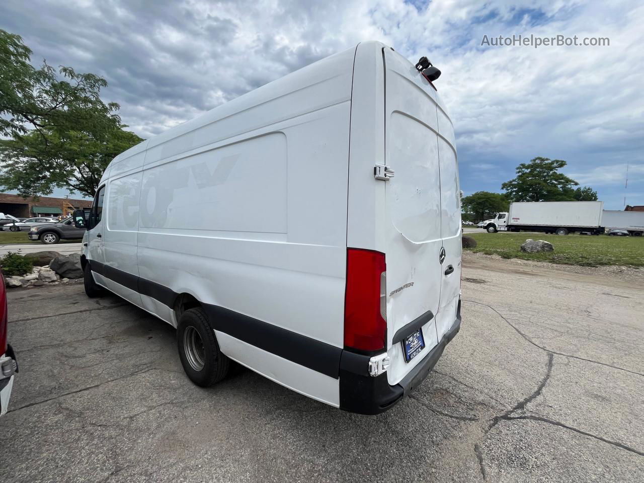 2019 Mercedes-benz Sprinter 3500/4500 White vin: WD4PF4CD8KP168455