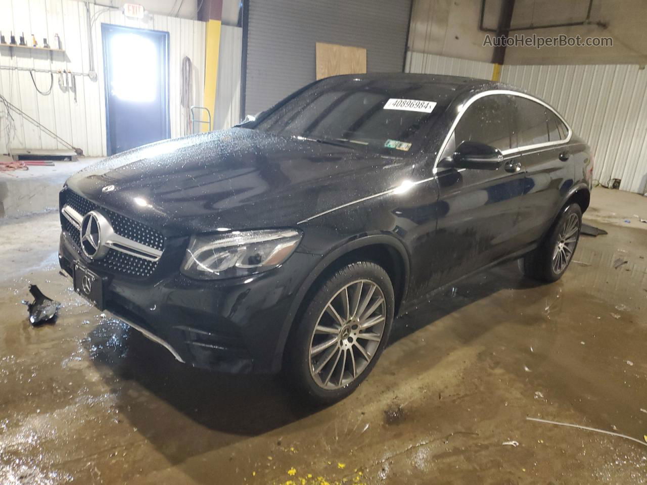 2019 Mercedes-benz Glc Coupe 300 4matic Black vin: WDC0J4KB5KF662539