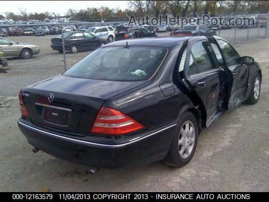 2000 Mercedes-benz S-class S500 vin: WDBNG75J6YA117291