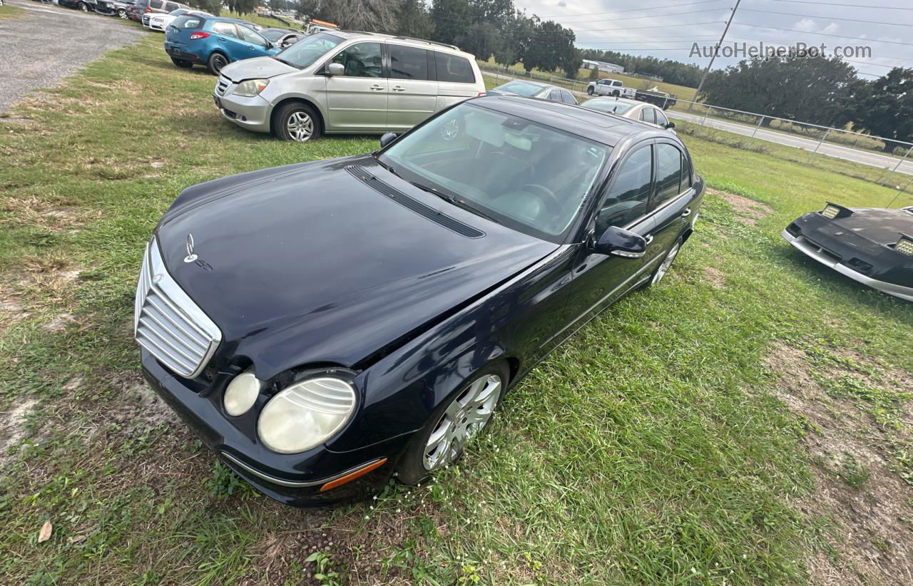 2007 Mercedes-benz E 350 Blue vin: WDBUF56X87B075477