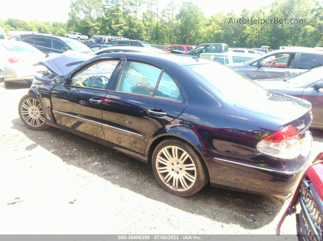 2007 Mercedes-benz E-class 3.5l Blue vin: WDBUF87X07B135770