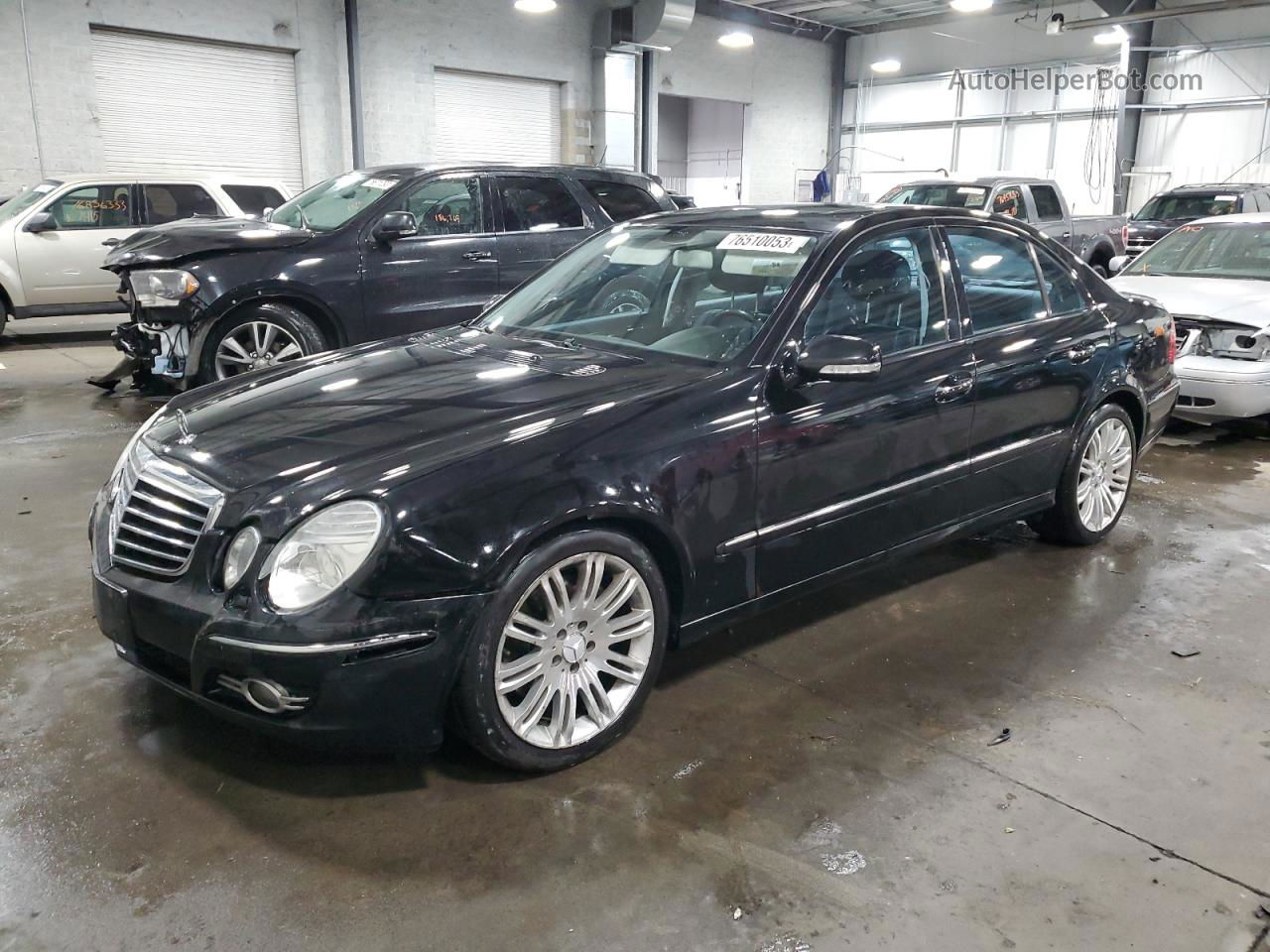 2007 Mercedes-benz E 350 4matic Черный vin: WDBUF87X07X218571