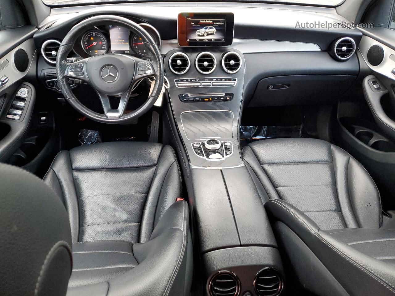 2019 Mercedes-benz Glc 300 Черный vin: WDC0G4JB0KF505761