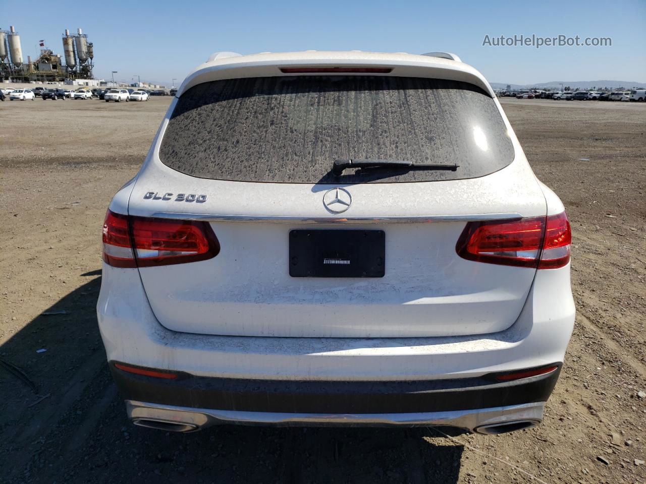 2019 Mercedes-benz Glc 300 White vin: WDC0G4JB0KV127169