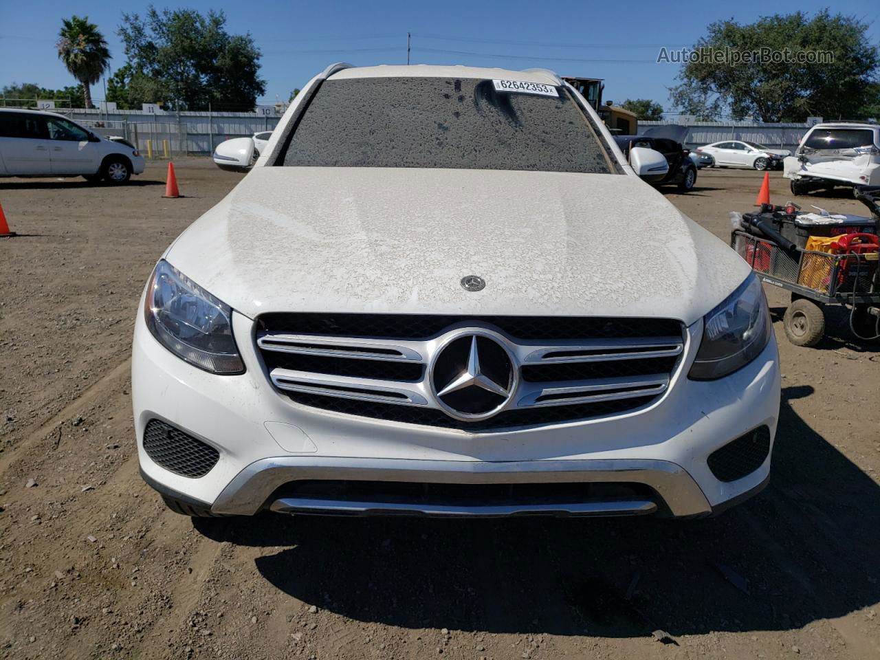 2019 Mercedes-benz Glc 300 White vin: WDC0G4JB0KV127169