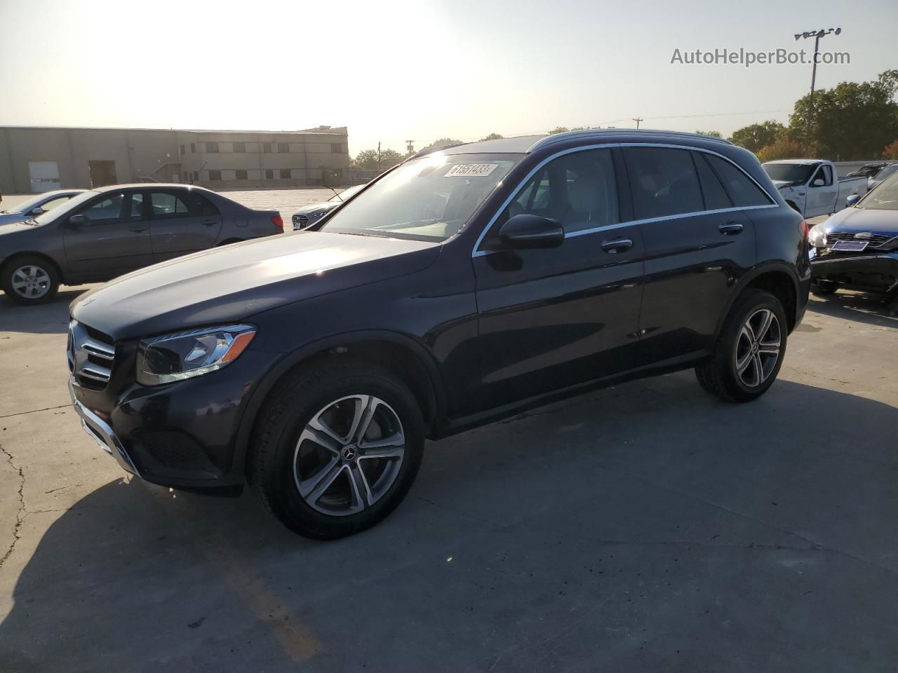 2019 Mercedes-benz Glc 300 Синий vin: WDC0G4JB0KV131626