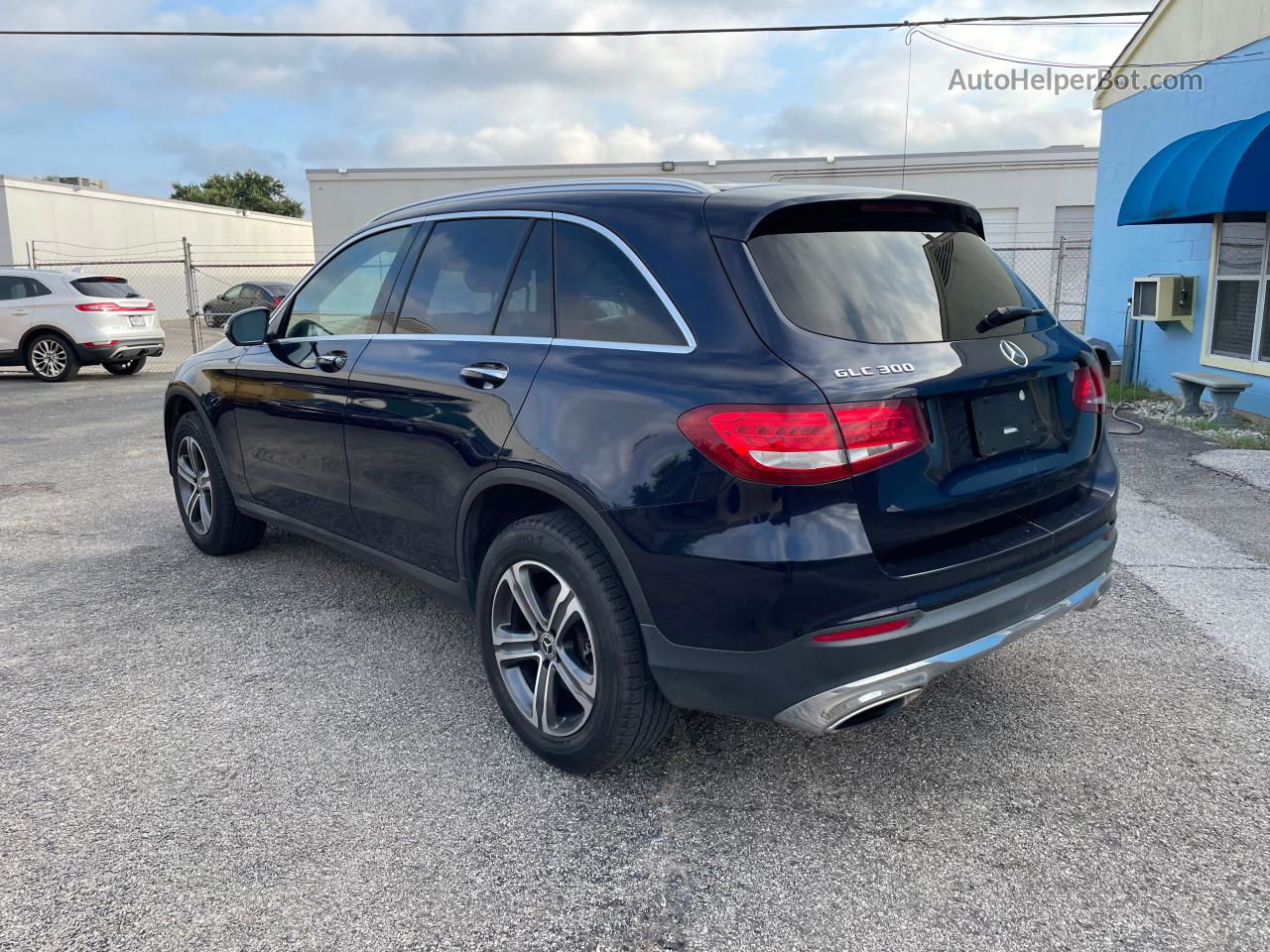 2019 Mercedes-benz Glc 300 Blue vin: WDC0G4JB0KV131626