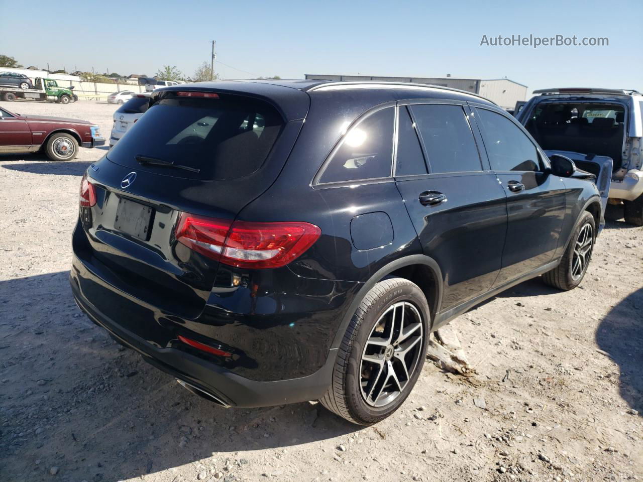 2019 Mercedes-benz Glc 300 Black vin: WDC0G4JB0KV141492