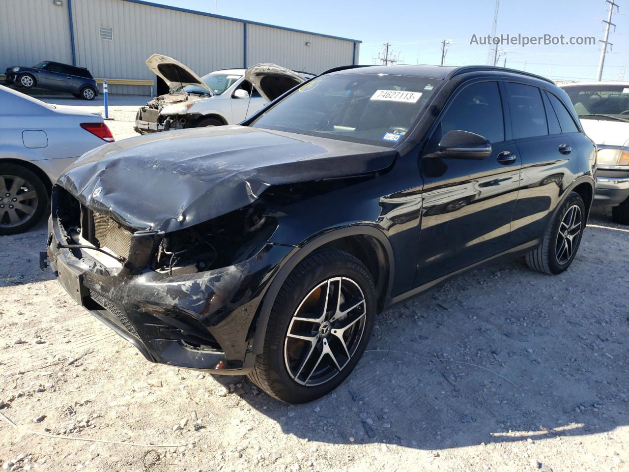 2019 Mercedes-benz Glc 300 Black vin: WDC0G4JB0KV141492