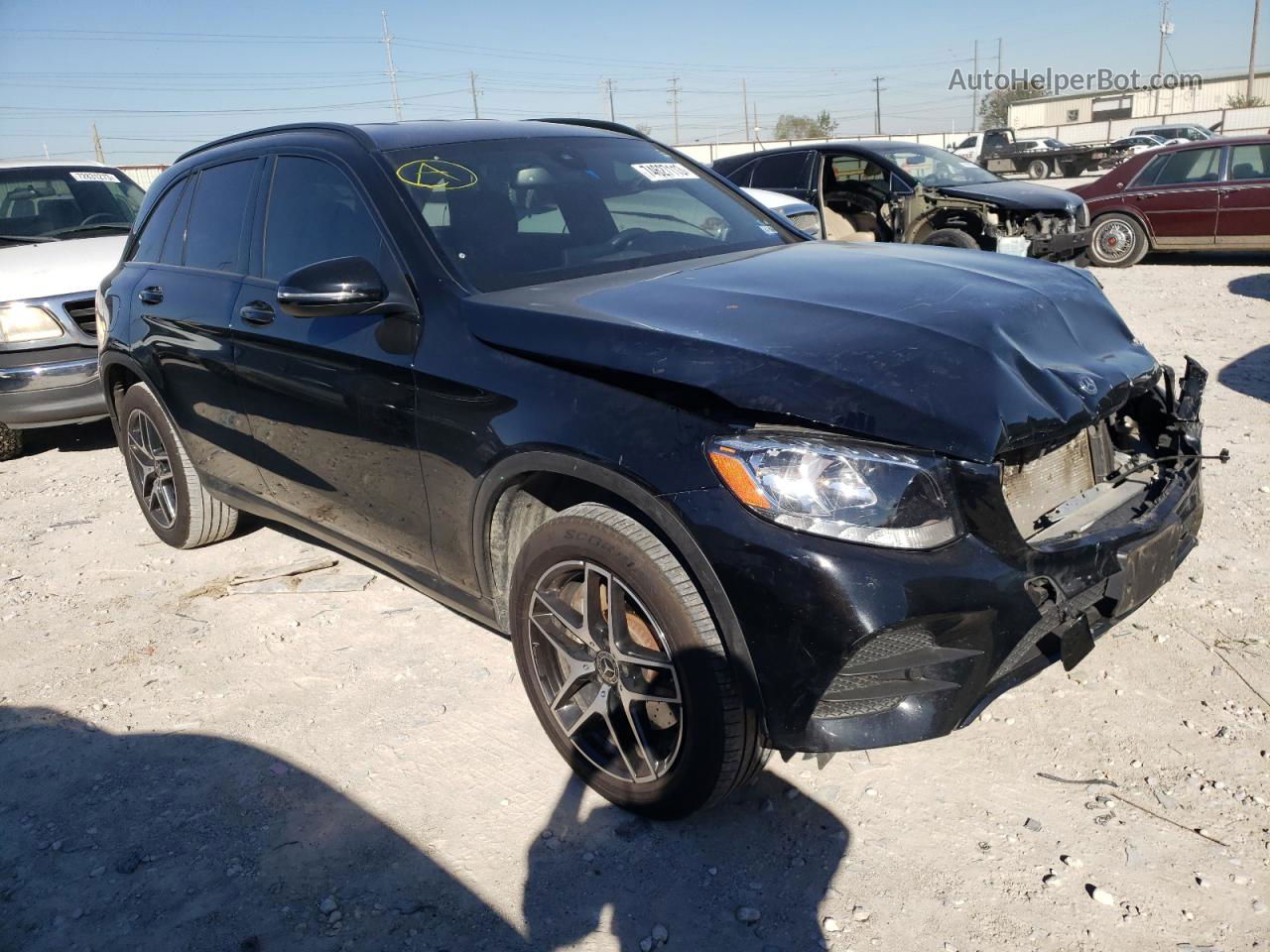 2019 Mercedes-benz Glc 300 Black vin: WDC0G4JB0KV141492