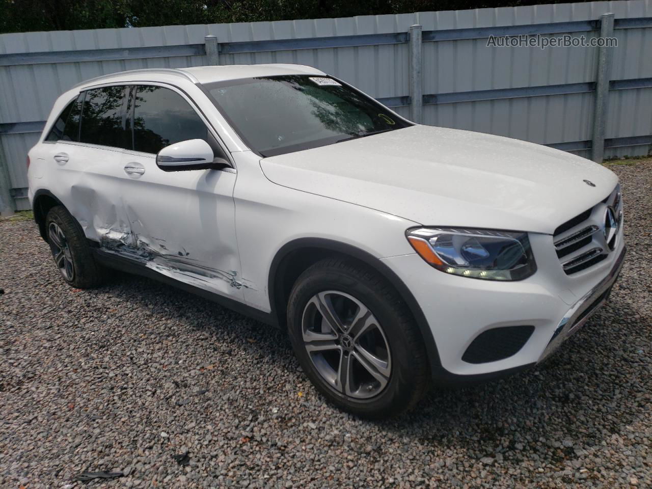 2019 Mercedes-benz Glc 300 White vin: WDC0G4JB0KV142108