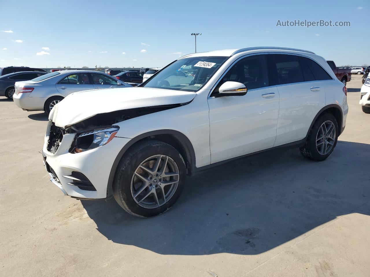 2019 Mercedes-benz Glc 300 White vin: WDC0G4JB0KV145560