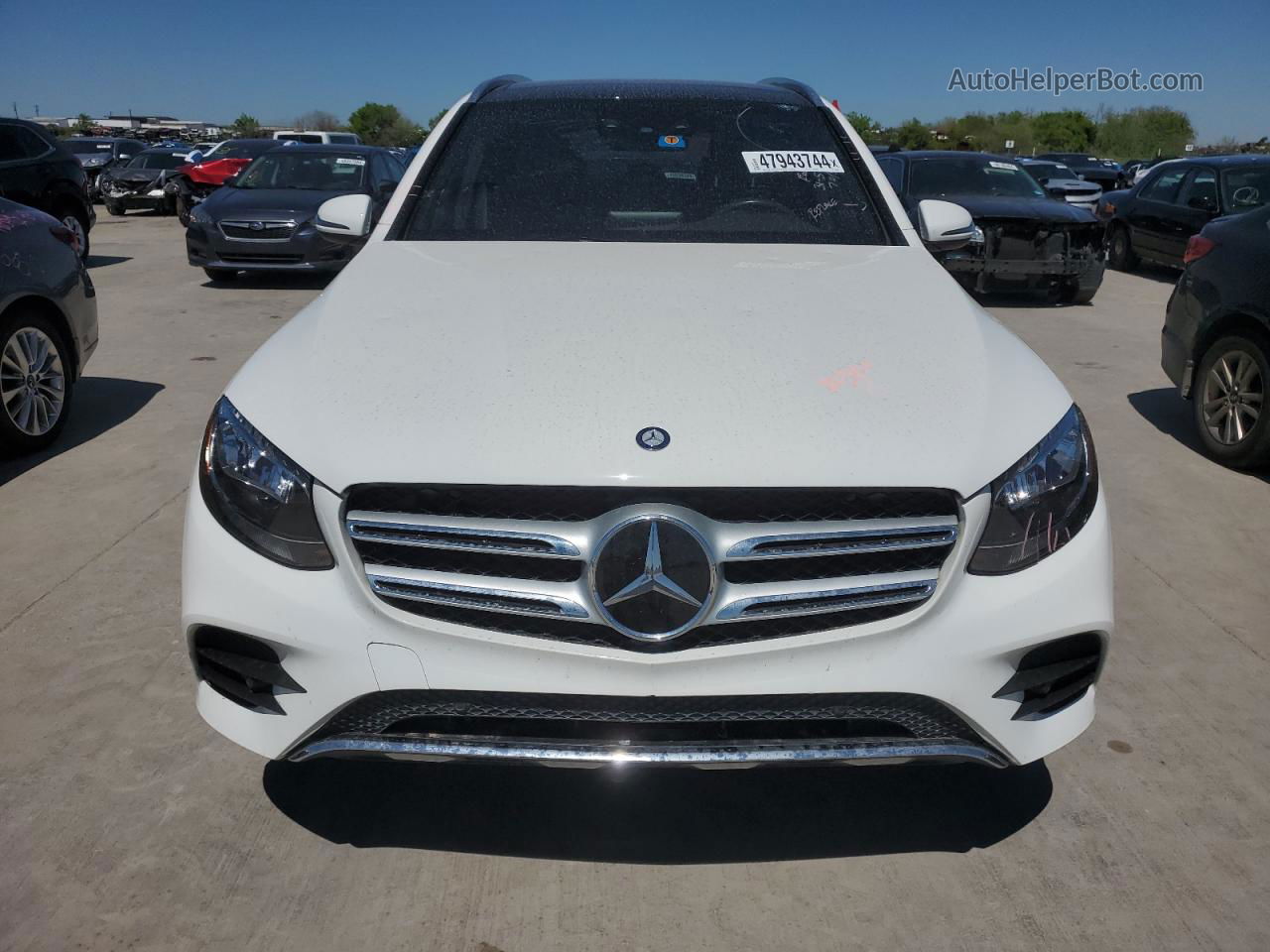 2016 Mercedes-benz Glc 300 White vin: WDC0G4JB1GF023646