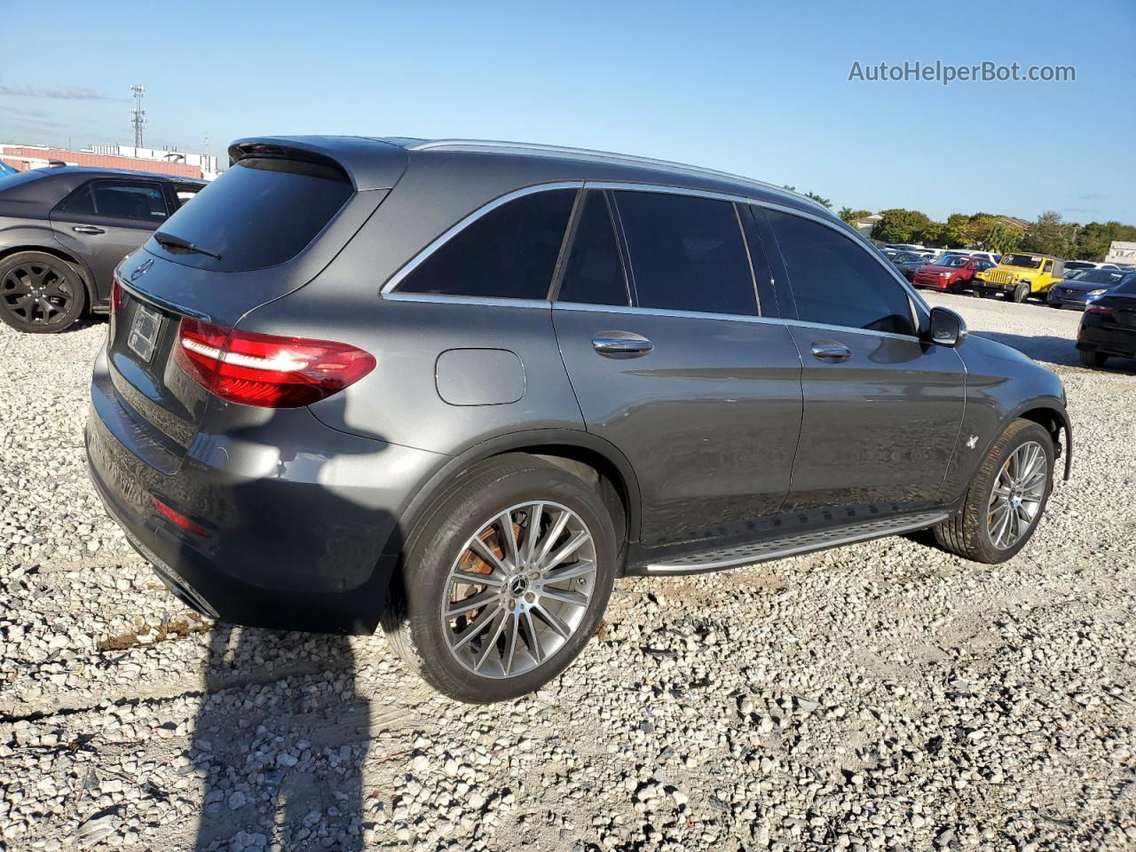 2019 Mercedes-benz Glc 300 Black vin: WDC0G4JB1K1000244