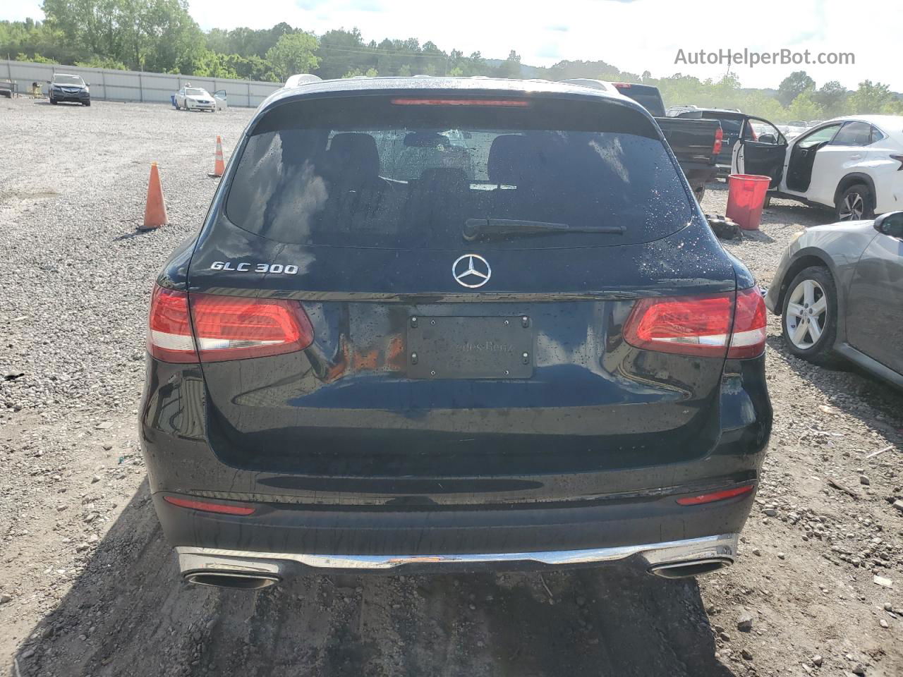 2019 Mercedes-benz Glc 300 Черный vin: WDC0G4JB1KV117590