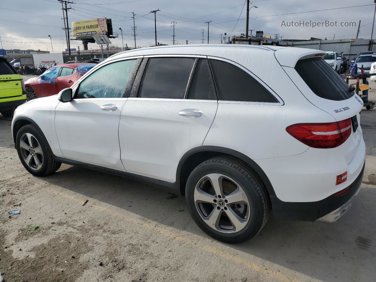 2019 Mercedes-benz Glc 300 Белый vin: WDC0G4JB1KV117878