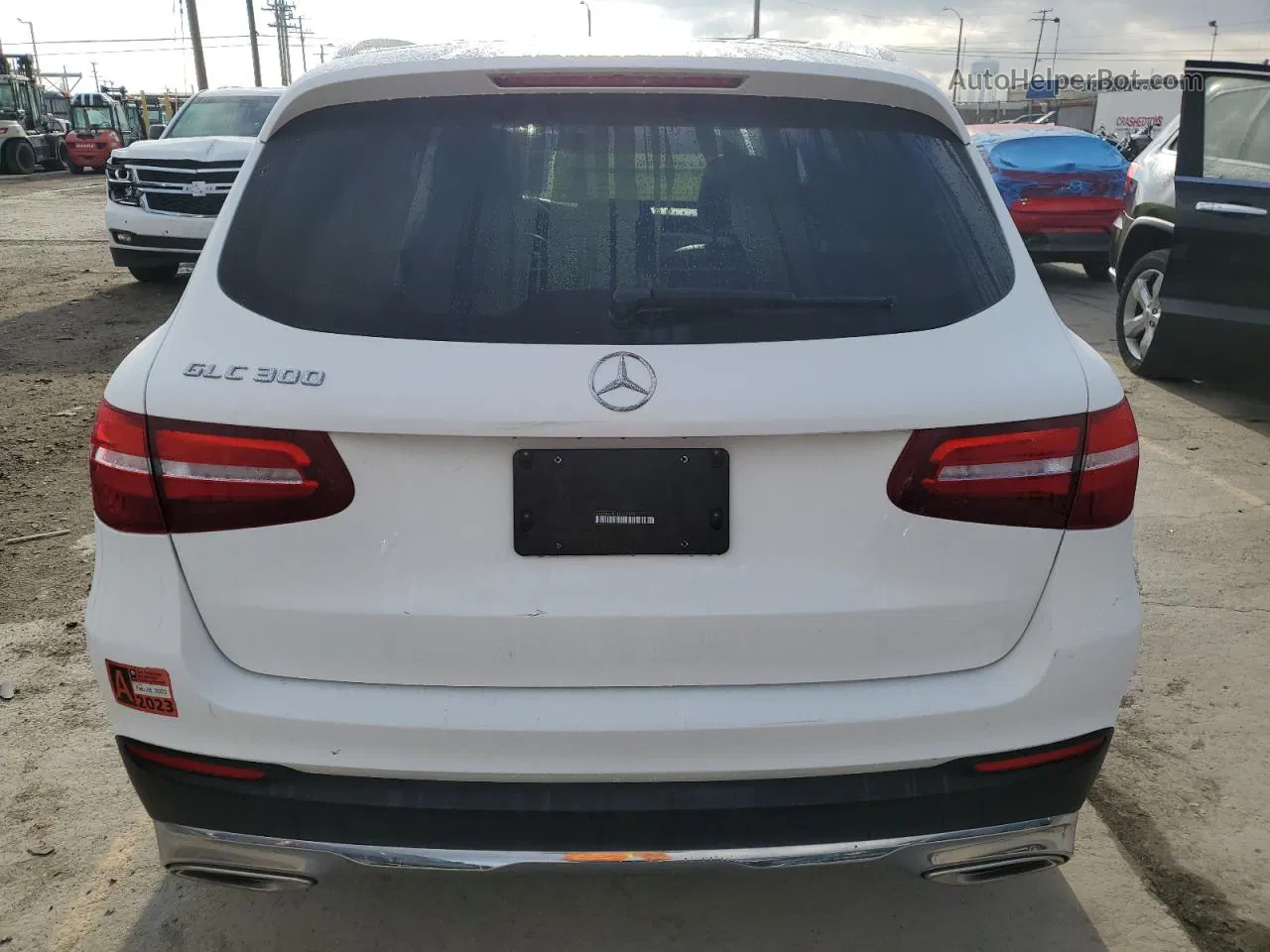 2019 Mercedes-benz Glc 300 White vin: WDC0G4JB1KV117878