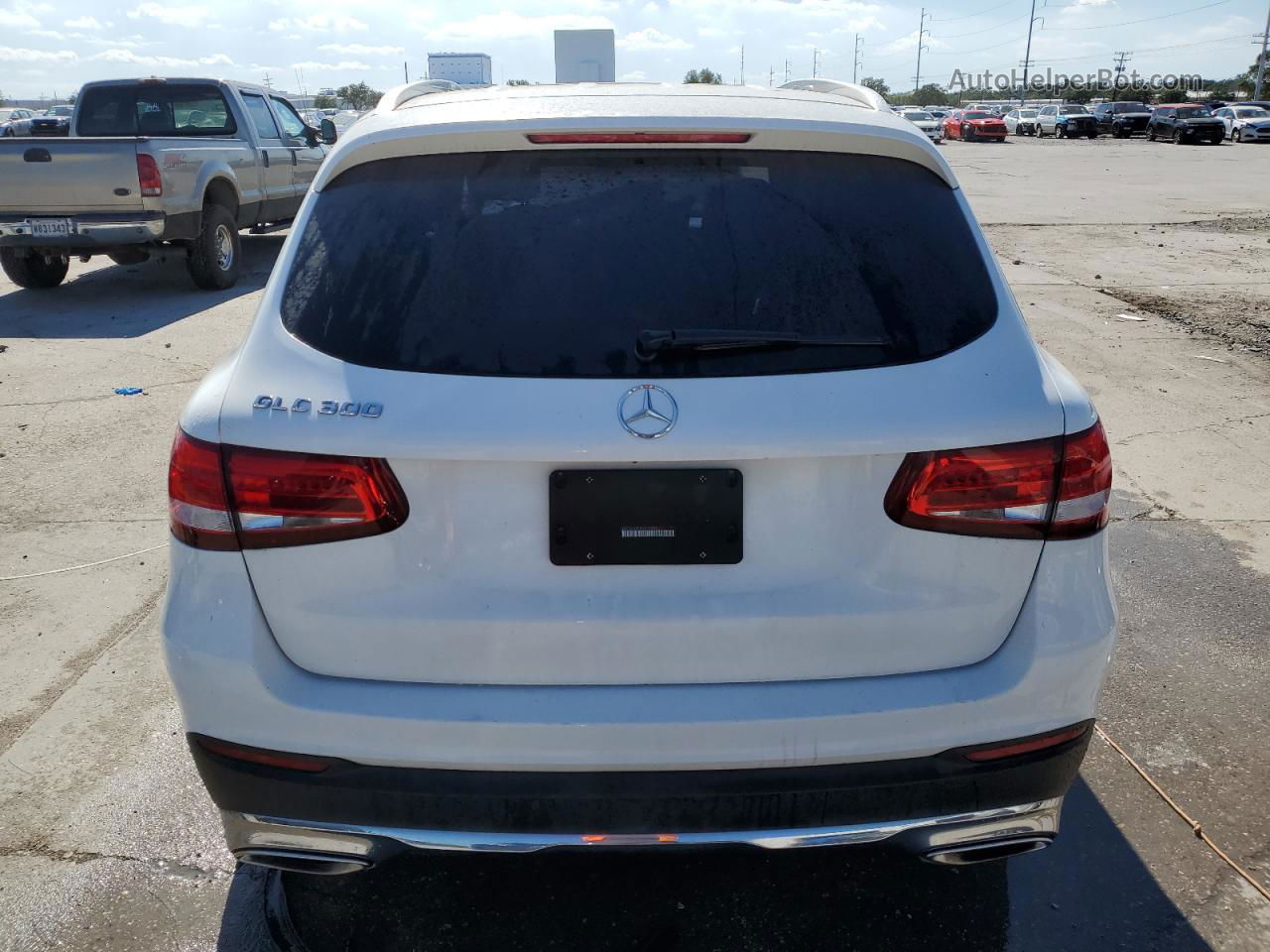 2019 Mercedes-benz Glc 300 White vin: WDC0G4JB1KV119551