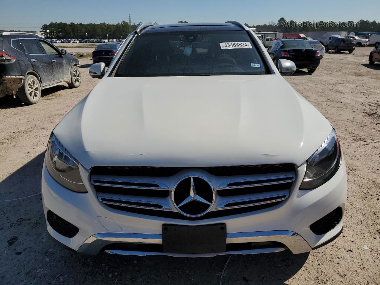 2019 Mercedes-benz Glc 300 White vin: WDC0G4JB1KV124605