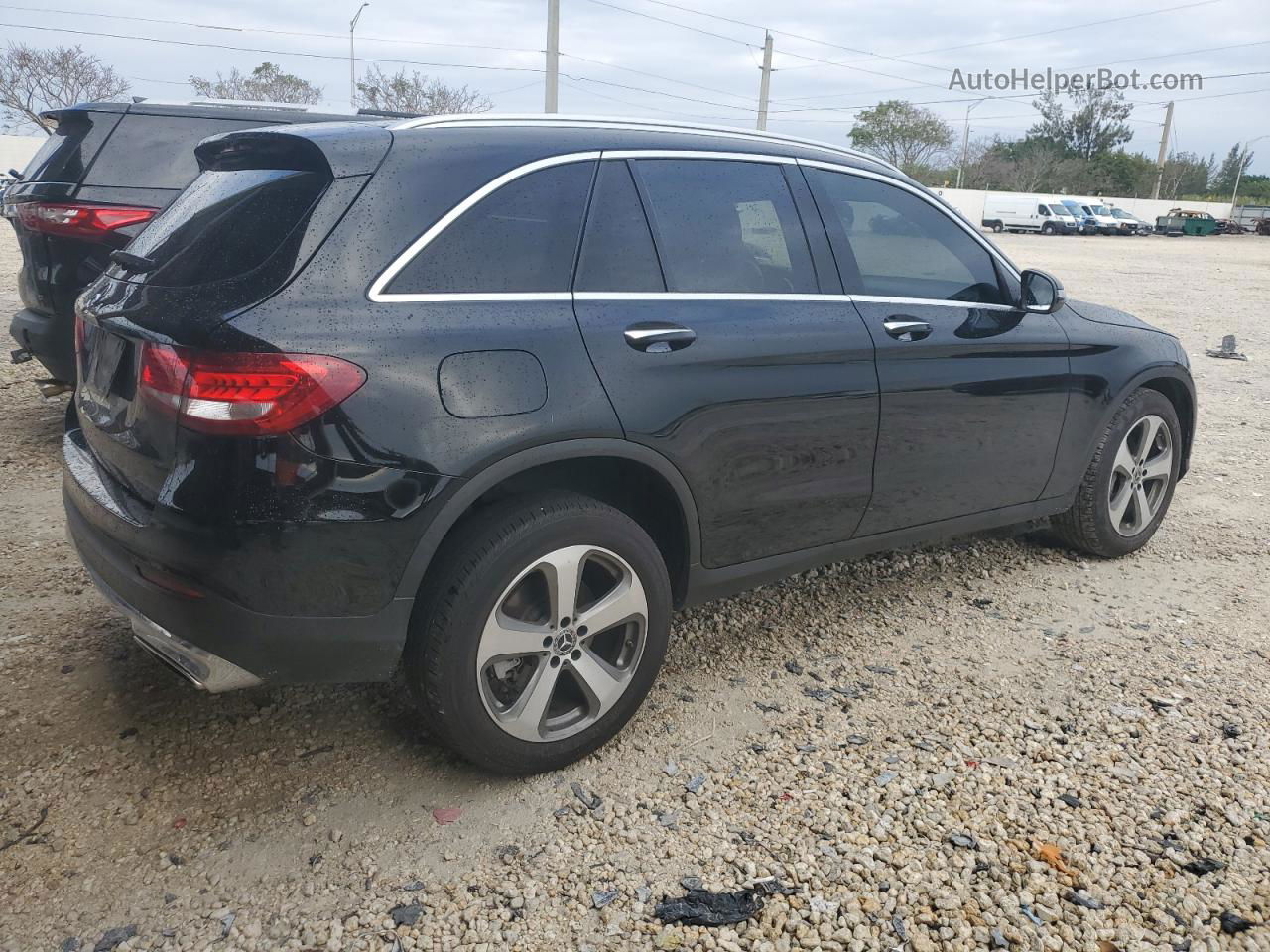 2019 Mercedes-benz Glc 300 Черный vin: WDC0G4JB1KV168717