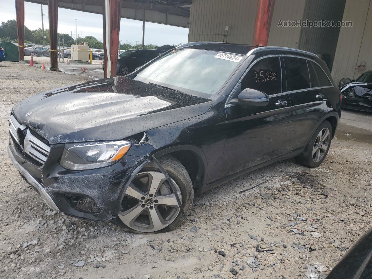 2019 Mercedes-benz Glc 300 Черный vin: WDC0G4JB1KV168717