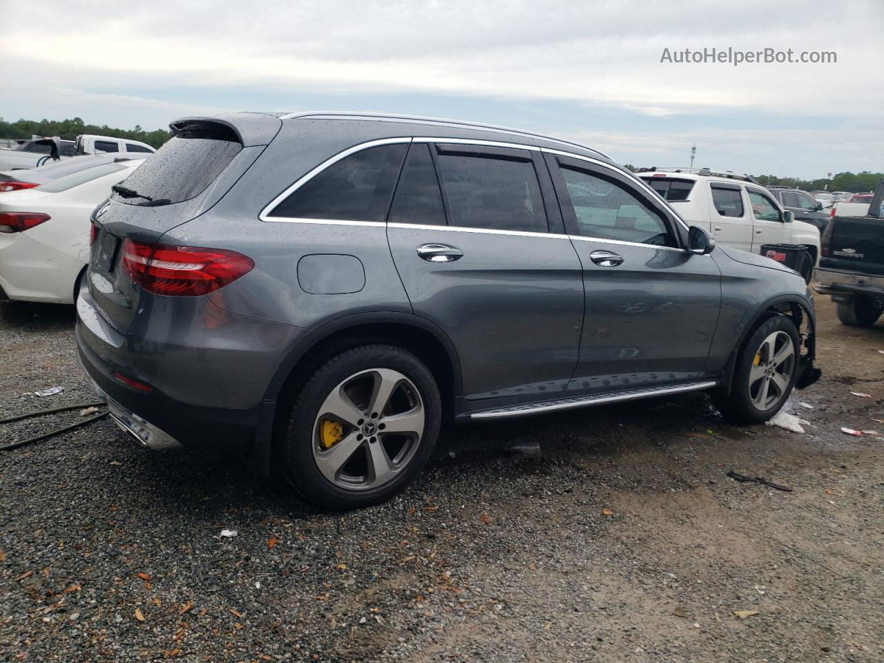 2019 Mercedes-benz Glc 300 Серый vin: WDC0G4JB1KV192144