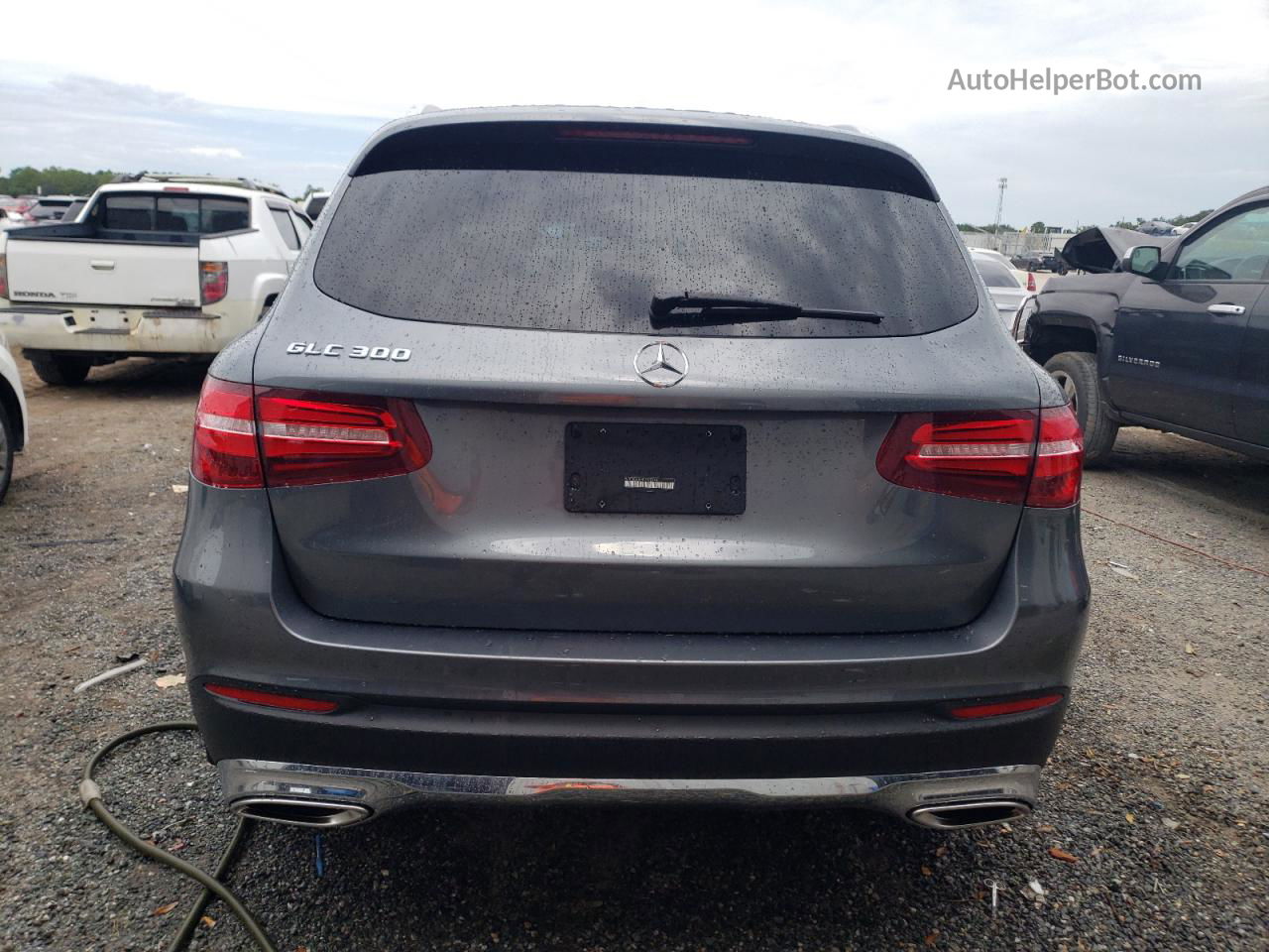 2019 Mercedes-benz Glc 300 Gray vin: WDC0G4JB1KV192144