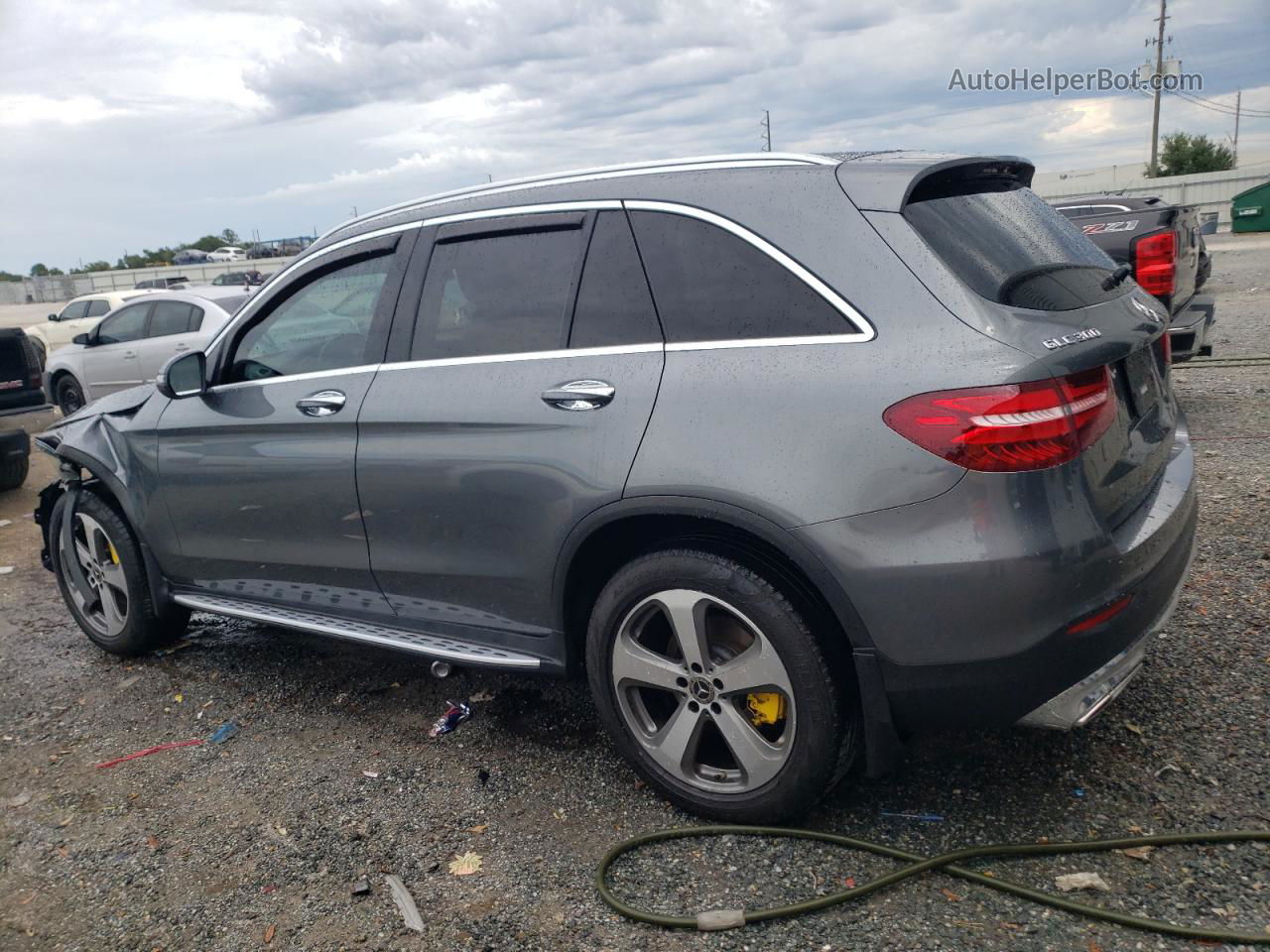 2019 Mercedes-benz Glc 300 Gray vin: WDC0G4JB1KV192144