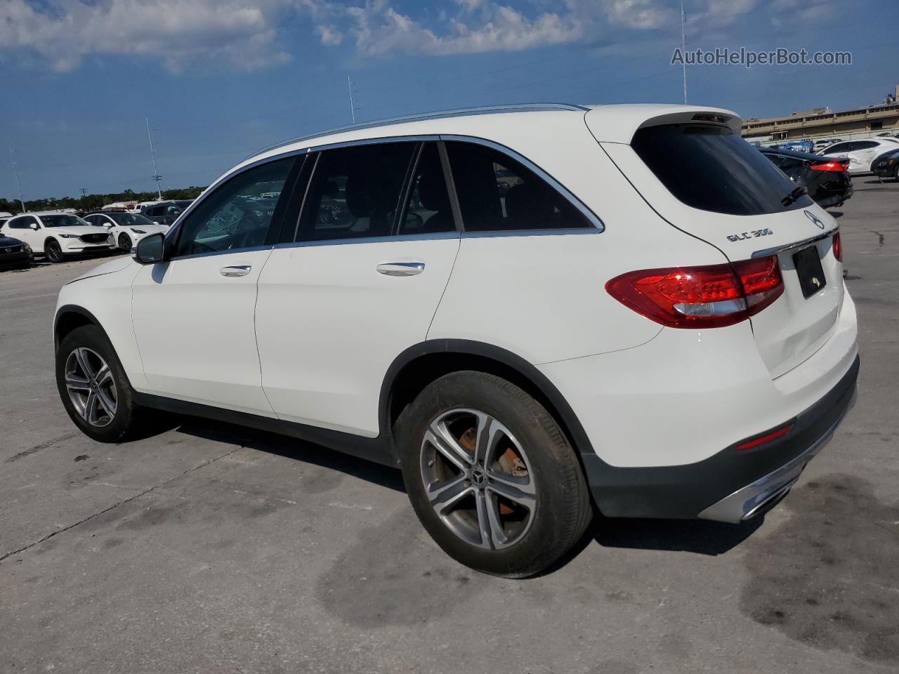 2019 Mercedes-benz Glc 300 White vin: WDC0G4JB2K1005002