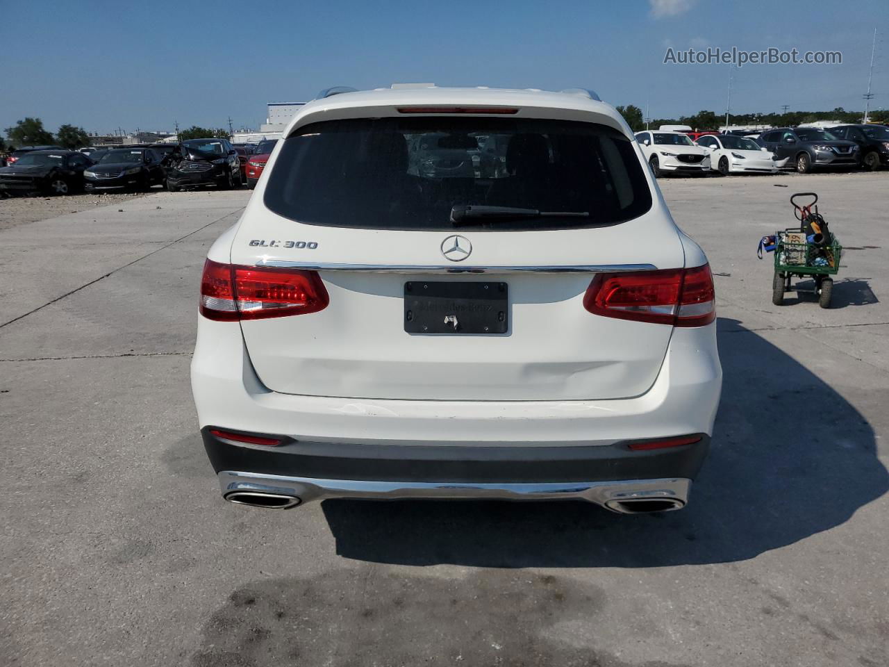 2019 Mercedes-benz Glc 300 White vin: WDC0G4JB2K1005002