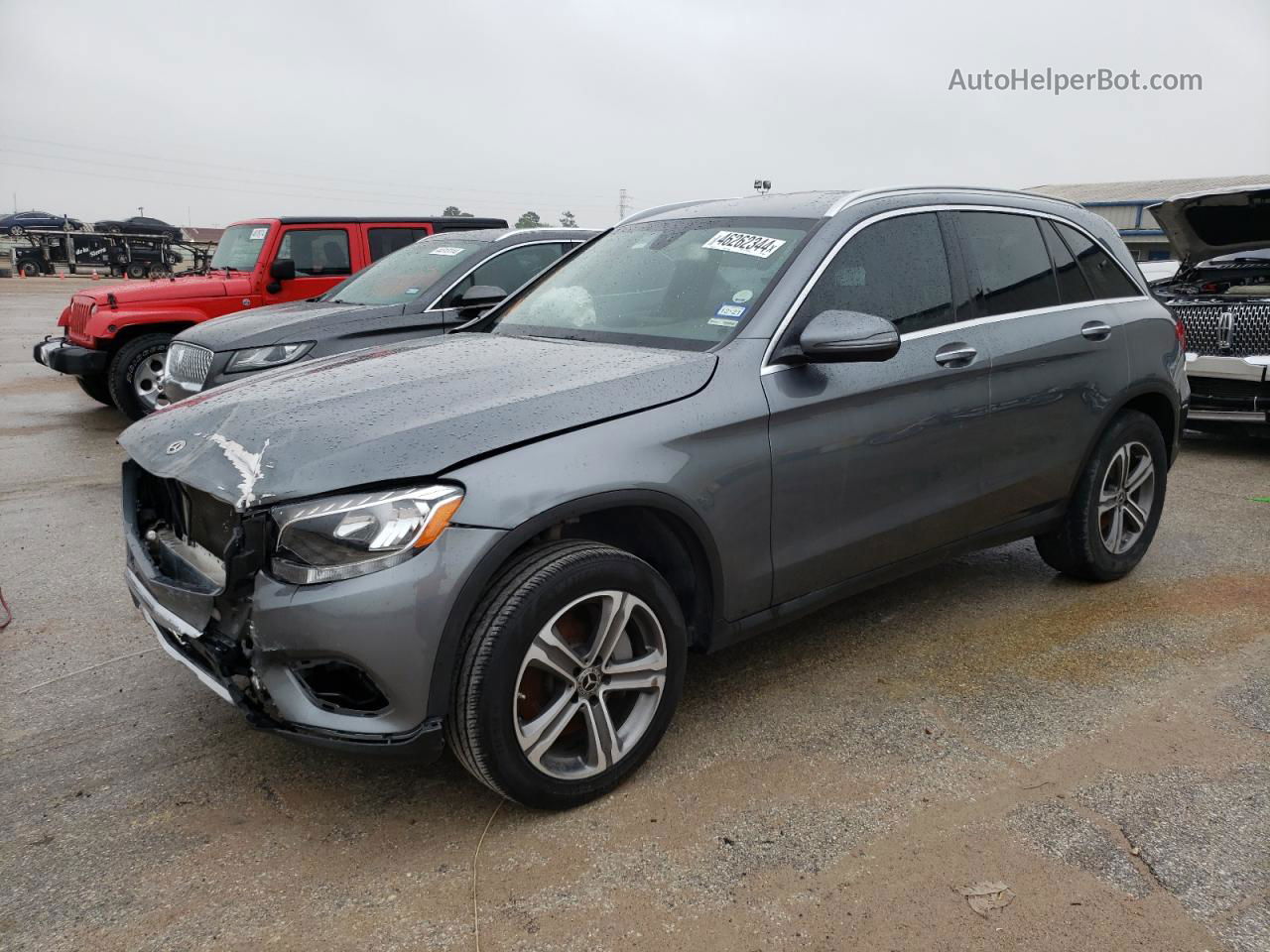 2019 Mercedes-benz Glc 300 Gray vin: WDC0G4JB2K1005128