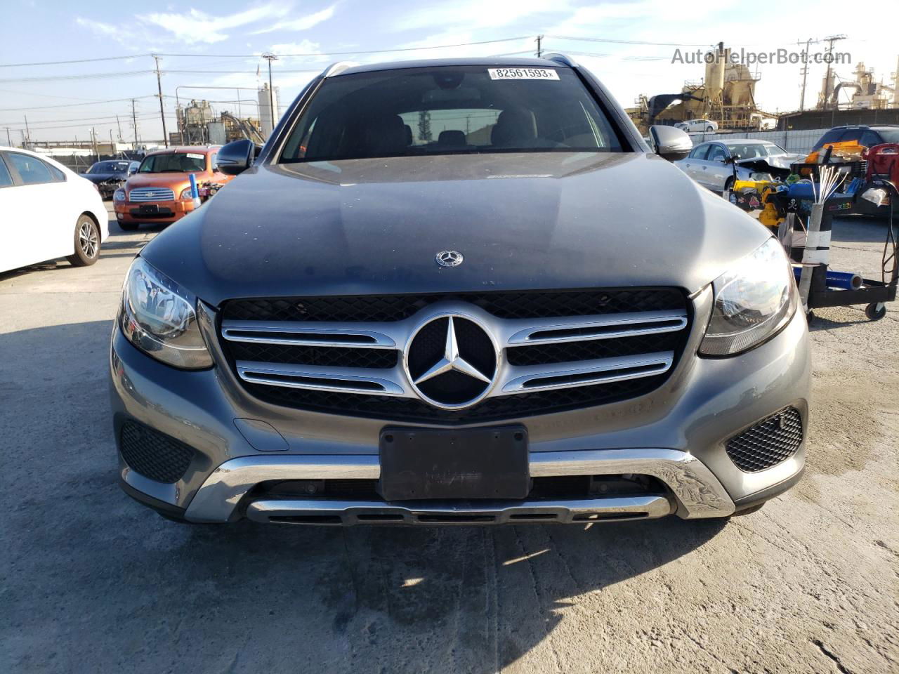 2019 Mercedes-benz Glc 300 Gray vin: WDC0G4JB2KF510010